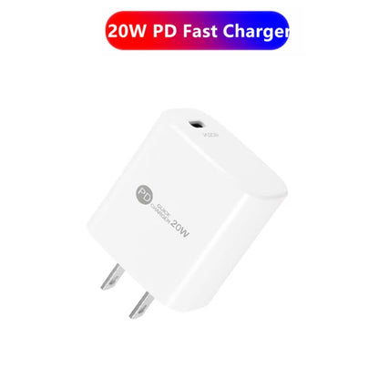 PD11 Mini Single Port PD3.0 USB-C / Type-C 20W Fast Charger for iPhone / iPad Series, US Plug(White) - USB Charger by buy2fix | Online Shopping UK | buy2fix