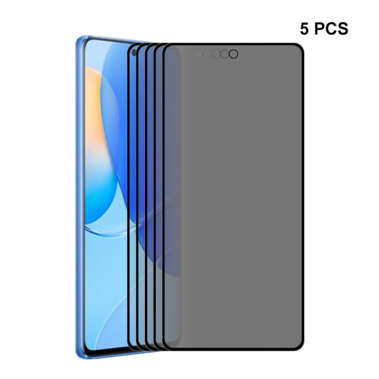 For Huawei Nova 9 SE / Honor 50 SE 5pcs ENKAY 28 Degree Anti-peeping Tempered Glass Full Screen Film - Huawei Tempered Glass by ENKAY | Online Shopping UK | buy2fix