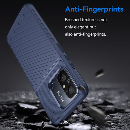 For Redmi 12C Thunderbolt Shockproof TPU Protective Soft Phone Case(Blue) - Xiaomi Cases by buy2fix | Online Shopping UK | buy2fix