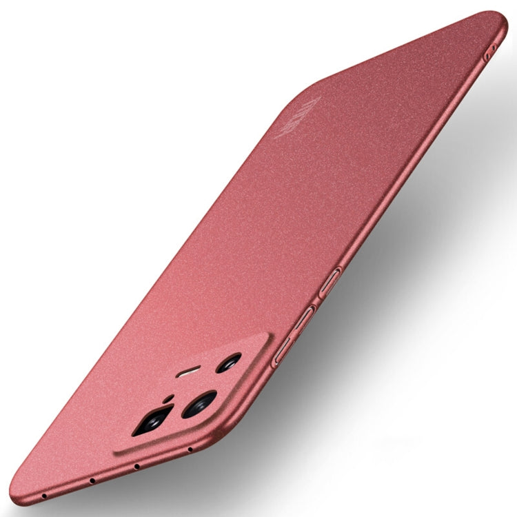 For Xiaomi 13 MOFI Fandun Series Frosted Ultra-thin PC Hard Phone Case(Red) - 13 Pro Cases by MOFI | Online Shopping UK | buy2fix
