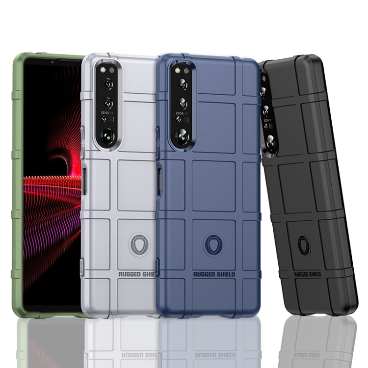 For Sony Xperia 1 V Full Coverage Shockproof TPU Phone Case(Blue) - Sony Cases by buy2fix | Online Shopping UK | buy2fix