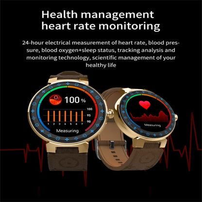 JLV68 1.35 inch Color Screen Smart Watch,Support Heart Rate Monitoring / Blood Pressure Monitoring(Black) - Smart Wear by buy2fix | Online Shopping UK | buy2fix