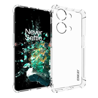 For OnePlus Ace 2V 5G ENKAY Clear TPU Shockproof Anti-slip Phone Case - OnePlus Cases by ENKAY | Online Shopping UK | buy2fix