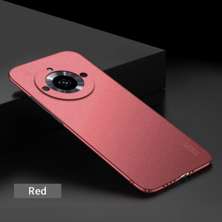 For Realme 11 Pro+ MOFI Fandun Series Frosted PC Ultra-thin All-inclusive Phone Case(Red) - Realme Cases by MOFI | Online Shopping UK | buy2fix