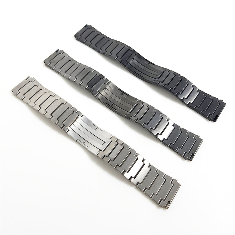 For Samsung Gear S3 Frontier One Bead Titanium Alloy Watch Band(Silver) - Watch Bands by buy2fix | Online Shopping UK | buy2fix