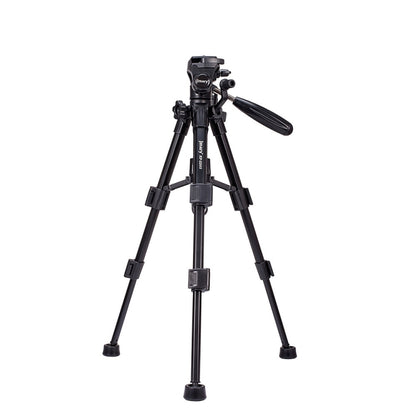 JMARY KP-2203 Portable Aluminum Alloy Telescopic SLR Camera Phone Photography Tripod(Black) - Tripods by Jmary | Online Shopping UK | buy2fix