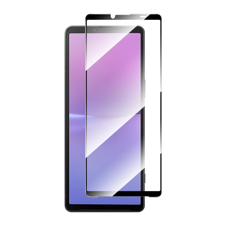 For Sony Xperia 10 V ENKAY Full Glue High Aluminum-silicon Tempered Glass Film - Sony Tempered Glass by ENKAY | Online Shopping UK | buy2fix