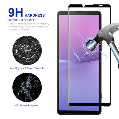 For Sony Xperia 10 V ENKAY Full Glue High Aluminum-silicon Tempered Glass Film - Sony Tempered Glass by ENKAY | Online Shopping UK | buy2fix