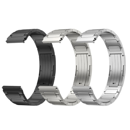 For Amazfit GTR 4 22mm I-Shaped Titanium Alloy Watch Band(Sliver) - Watch Bands by buy2fix | Online Shopping UK | buy2fix