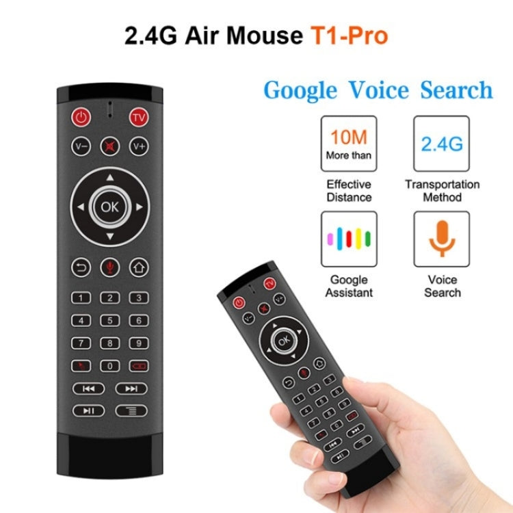 T1-PRO-TV With Microphone Android TV Box 2-Key IR Function Air Mouse Smart Remote Control - TV by buy2fix | Online Shopping UK | buy2fix