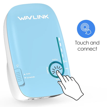 WAVLINK WN576K2 AC1200 Household WiFi Router Network Extender Dual Band Wireless Repeater, Plug:AU Plug (White) - Wireless Routers by WAVLINK | Online Shopping UK | buy2fix