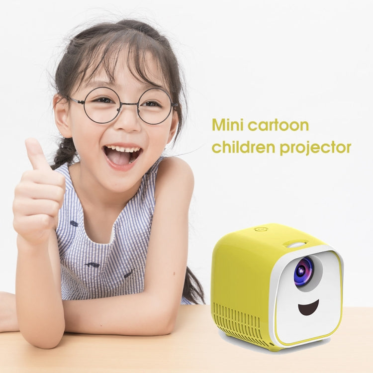 L1 Children Projector Mini LED Portable Home Speaker Projector, EU Plug (Black) - Consumer Electronics by buy2fix | Online Shopping UK | buy2fix