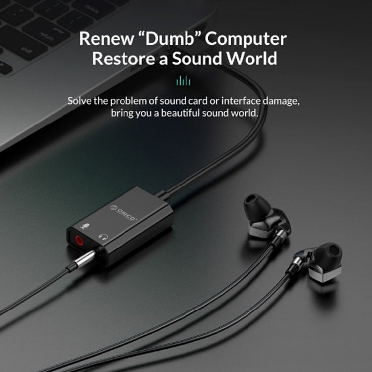 ORICO SKT2 External USB Sound Card - USB Sound by ORICO | Online Shopping UK | buy2fix