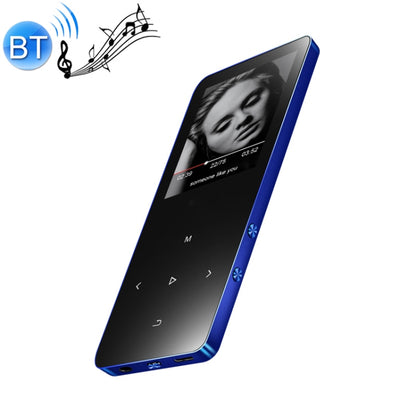 X2 16GB 1.8 inch Touch Screen Metal Bluetooth MP3 MP4 Hifi Sound Music Player (Blue) - Consumer Electronics by buy2fix | Online Shopping UK | buy2fix