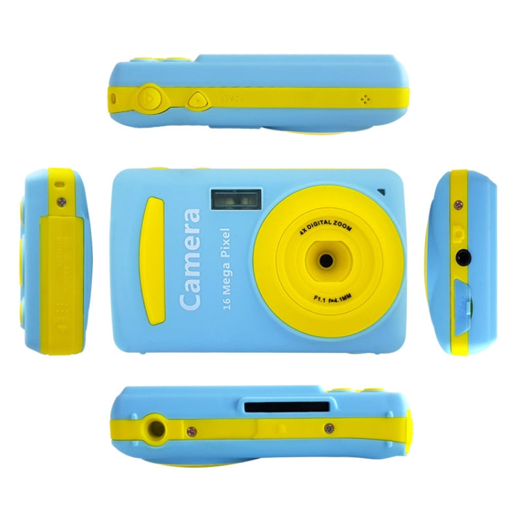 2.4 Inch 16MP 720P Mini LSR Cam Digital Camera for Kids Baby Cute Cartoon Multifunction Toy Camera Children Birthday(Black) - Consumer Electronics by buy2fix | Online Shopping UK | buy2fix