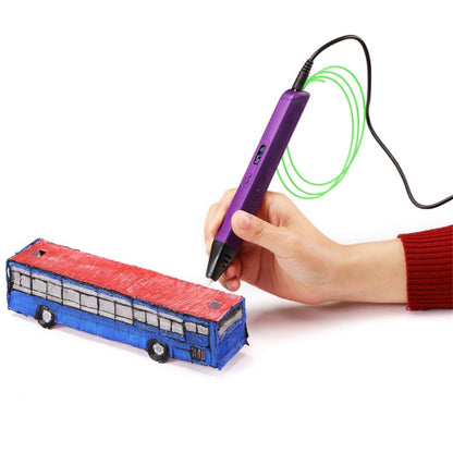 RP800A Childrens Educational Toys 3D Printing Pen, Plug Type:US Plug(Purple) - 3D Printer by buy2fix | Online Shopping UK | buy2fix