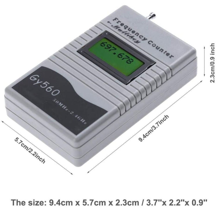 GY560  Portable Handheld Frequency Meter Walkie-talkie Frequency Measurement Tool - Consumer Electronics by buy2fix | Online Shopping UK | buy2fix