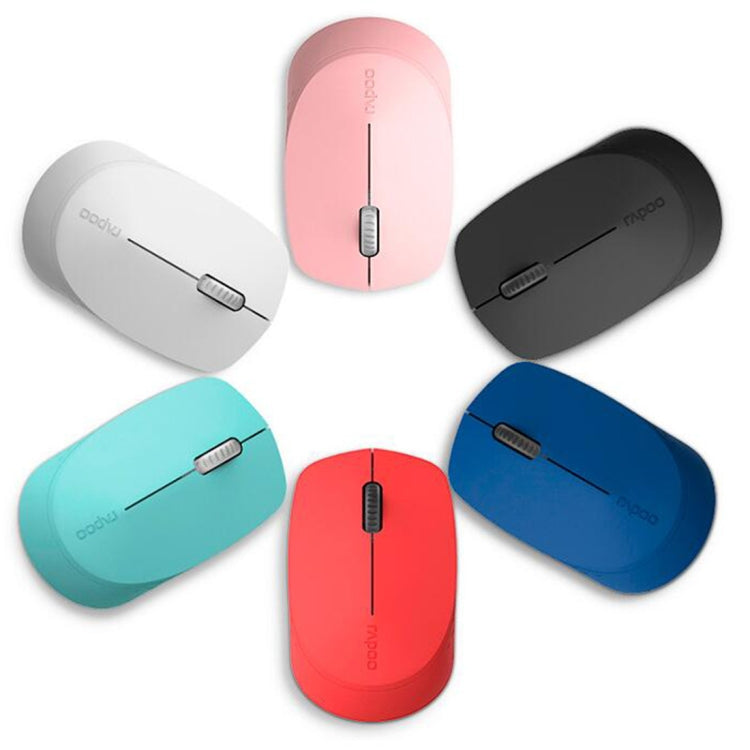 Rapoo M100G 2.4GHz 1300 DPI 3 Buttons Office Mute Home Small Portable Wireless Bluetooth Mouse(Sapphire Blue) - Wireless Mice by Rapoo | Online Shopping UK | buy2fix