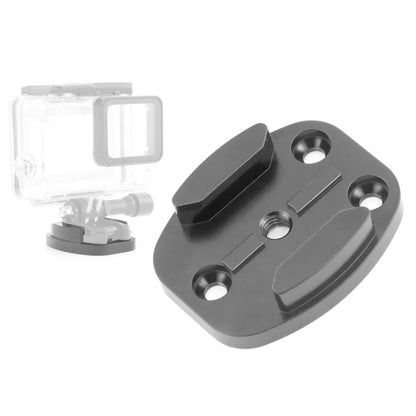 4 Holes Aluminum Quick Release Tripod Mount Base For Sports Camera, Color: Black - DJI & GoPro Accessories by buy2fix | Online Shopping UK | buy2fix