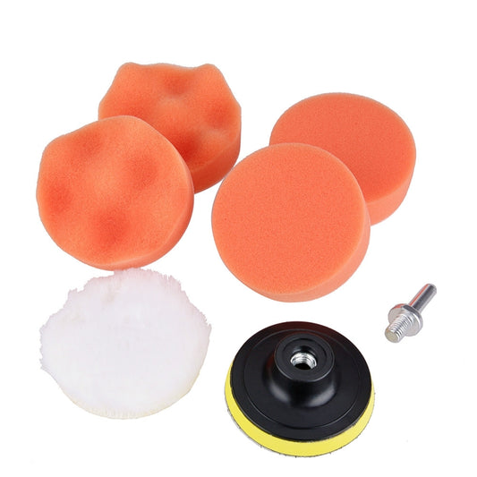 7 in 1 Buffing Pad Set Thread Auto Car Polishing Pad Kit for Car Polisher, Size:5 inch - Polishing Machine & Accessories by buy2fix | Online Shopping UK | buy2fix