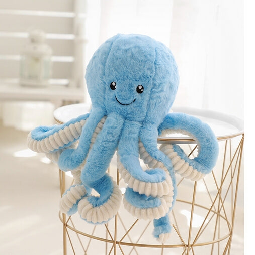 Creative Cute Octopus Plush Toys Children Gifts, Height:80cm(Blue) - Soft Toys by buy2fix | Online Shopping UK | buy2fix