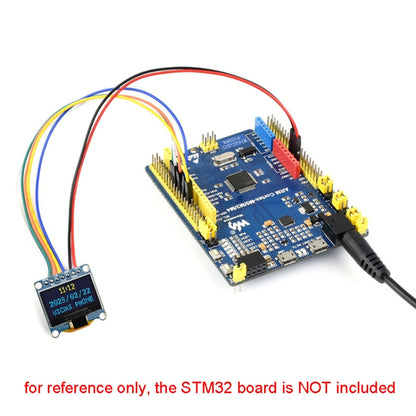 Waveshare 0.96 inch OLED Display Module, 128×64 Resolution, SPI / I2C Communication(E Blue) - Boards & Shields by Waveshare | Online Shopping UK | buy2fix