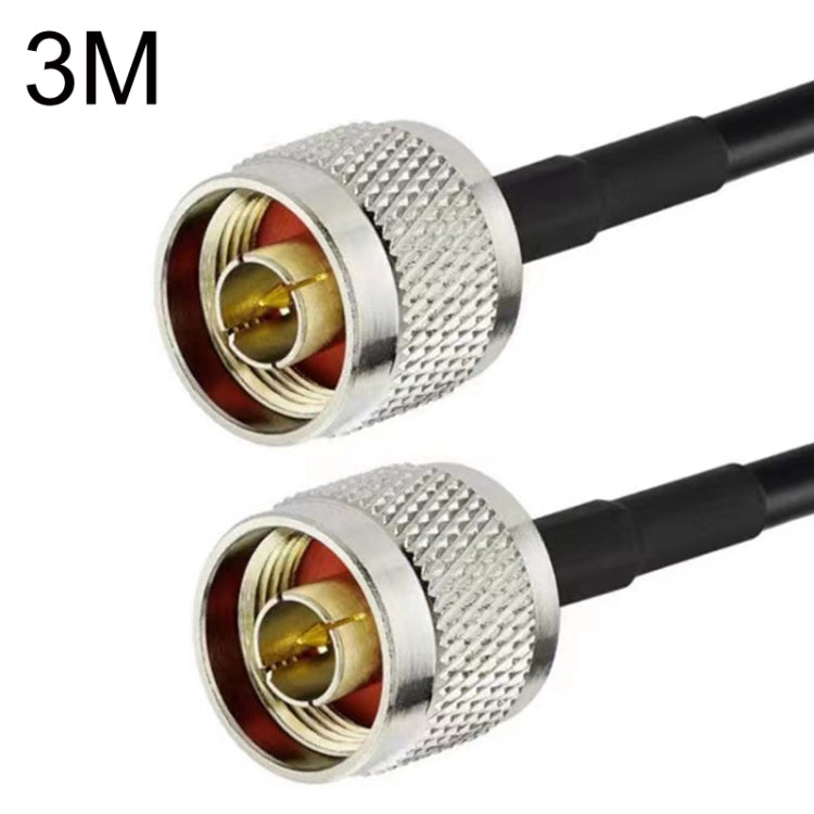 N Male To N Male RG58 Coaxial Adapter Cable, Cable Length:3m - Connectors by buy2fix | Online Shopping UK | buy2fix