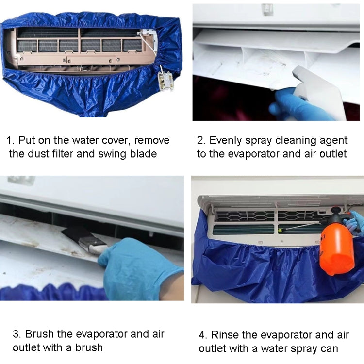 2-3P Air Conditioner Cleaning Cover With Drain Outlet, Configuration: 5-in-1 Kit - Air Conditioning & Parts by buy2fix | Online Shopping UK | buy2fix