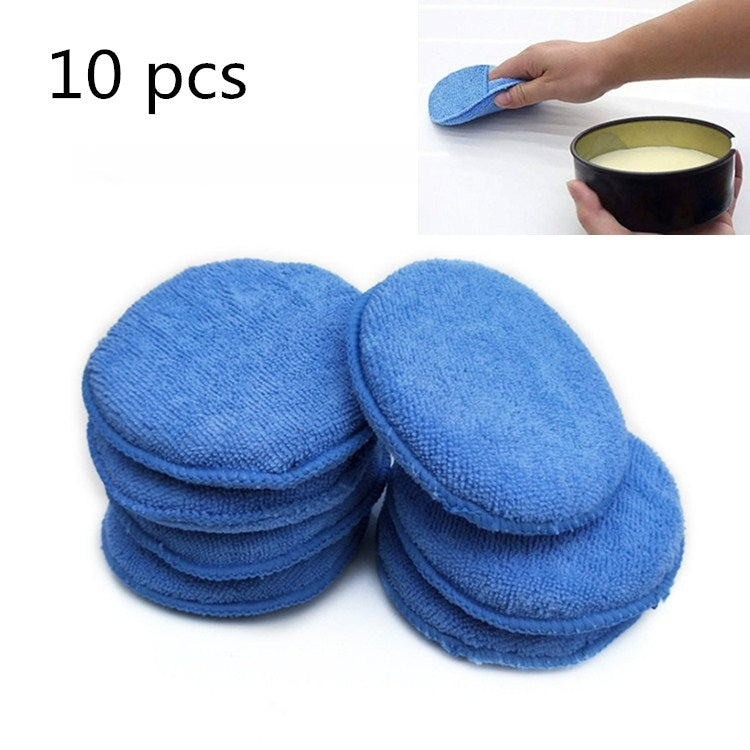 10 PCS 5 inch Car Special Waxing Sponge Car Wash Sponge Block - Car washing supplies by buy2fix | Online Shopping UK | buy2fix