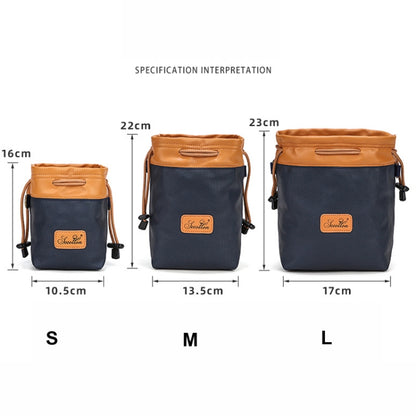 S.C.COTTON Camera Lens Protection Bag Liner Bag Waterproof Camera Storage Bag, Size: S(Blue) - Camera Accessories by S.C.COTTON | Online Shopping UK | buy2fix