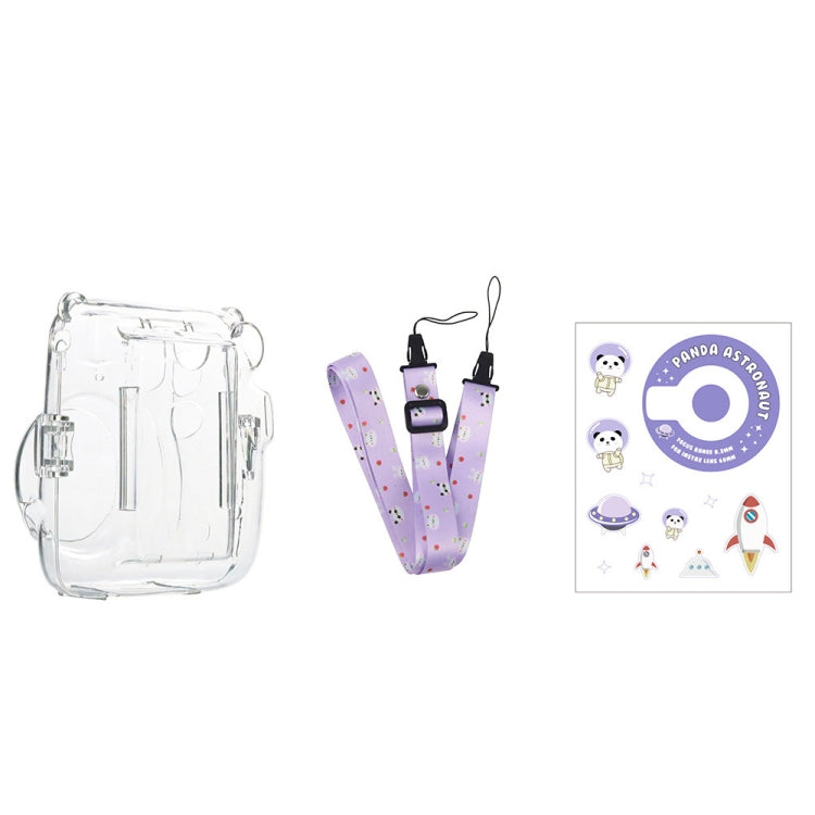 For Fujifilm Instax Mini 11  5sets Storage Case + Shoulder Strap + Sticker 3 In 1 Set(Set 4) - Camera Accessories by buy2fix | Online Shopping UK | buy2fix