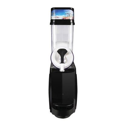 Single Cylinder Snow Melting Machine Large Capacity Smoothie Machine Milk Tea Shop Desktop Slush Fruit Juice Machine, Plug Standard:AU Plug(Black) - Home & Garden by buy2fix | Online Shopping UK | buy2fix