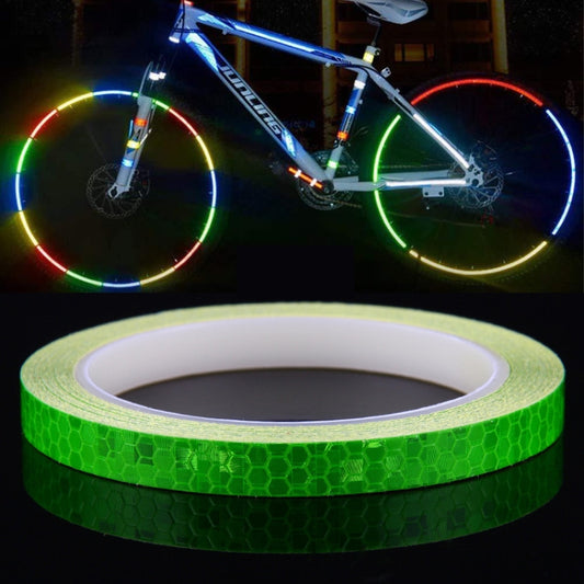 10 Rolls Bicycle Mountain Bike Motorcycle Sticker Car Contour Reflective Sticker Night Riding Reflective Sticker 1 x 800cm(Green) - Decorative Accessories by buy2fix | Online Shopping UK | buy2fix