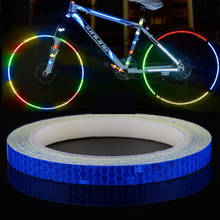 10 Rolls Bicycle Mountain Bike Motorcycle Sticker Car Contour Reflective Sticker Night Riding Reflective Sticker 1 x 800cm(Blue) - Decorative Accessories by buy2fix | Online Shopping UK | buy2fix