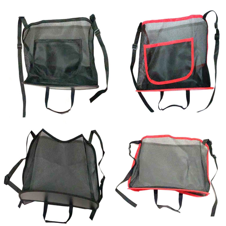 3 PCS Car Seat Hanging Storage Bag, Style:With Pocket(Red) - In Car by buy2fix | Online Shopping UK | buy2fix