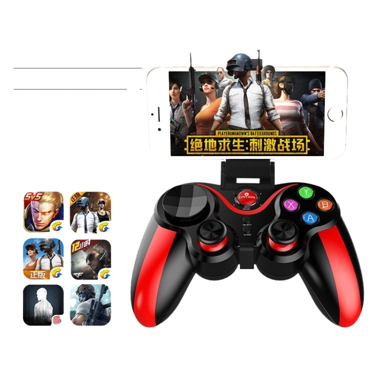 IOS Android Game Handle Bluetooth Direct Connection Handle PC TV Game Handle(013 Blue) - Controller Gamepad by buy2fix | Online Shopping UK | buy2fix