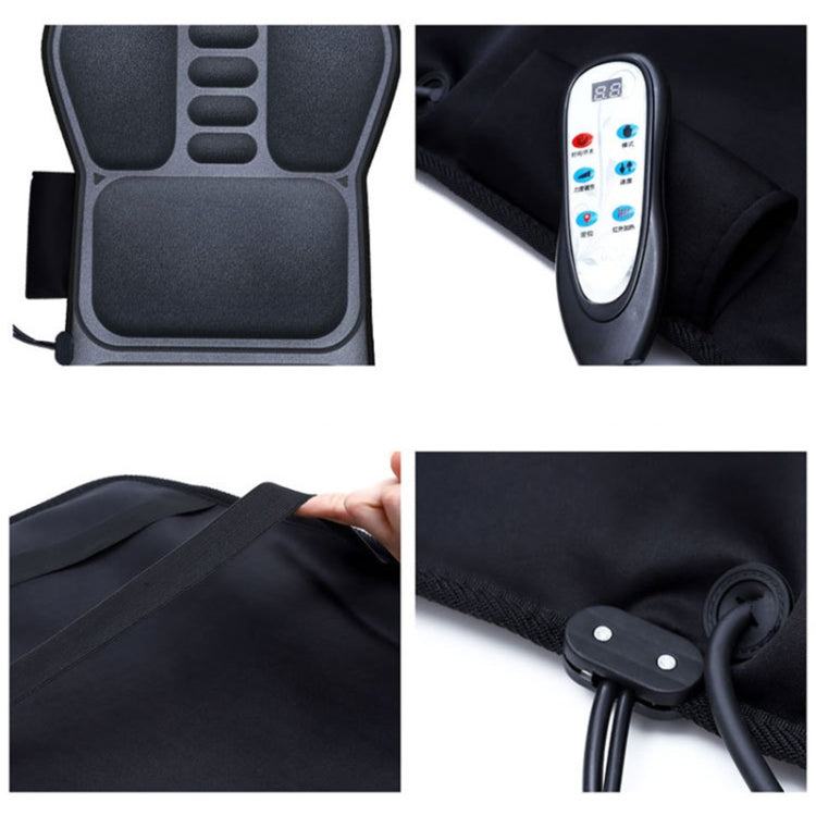 YJ-308 Car Massager Cervical Spine Neck Waist Car Home Heating Whole Body Multifunctional Massage Mat, Specification: Premium Edition - Seat Accessories by buy2fix | Online Shopping UK | buy2fix