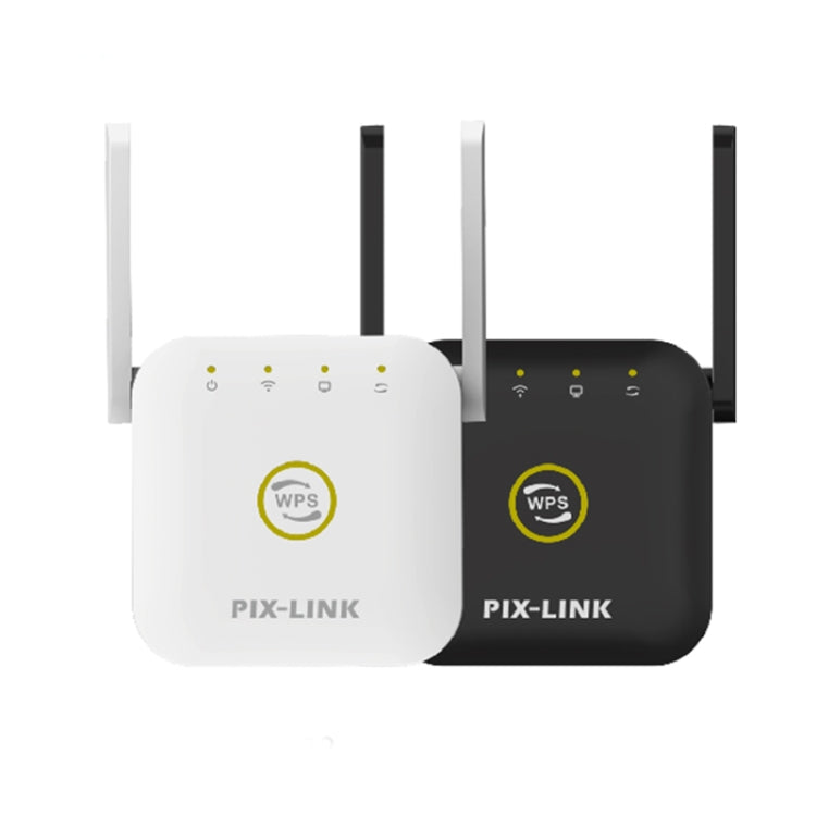 PIX-LINK WR22 300Mbps Wifi Wireless Signal Amplification Enhancement Extender, Plug Type:EU Plug(Black) -  by PIX-LINK | Online Shopping UK | buy2fix