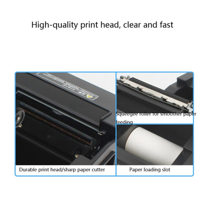 Xprinter XP-A160M Thermal Printer Catering Bill POS Cash Register Printer, Style:EU Plug(Network Port LAN) - Consumer Electronics by Xprinter | Online Shopping UK | buy2fix