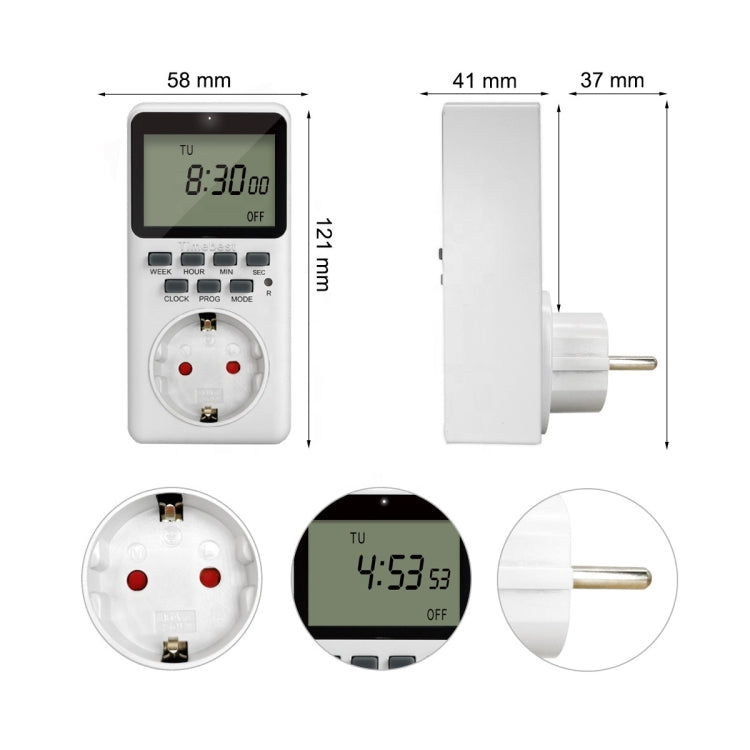 Charging Smart Switch Timing Socket(EU Plug -230V 50Hz 16A) - Consumer Electronics by buy2fix | Online Shopping UK | buy2fix