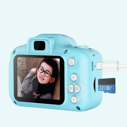 13.0 MP + Card Reader HD Children Toy Portable Digital SLR Camera(Blue) - Consumer Electronics by buy2fix | Online Shopping UK | buy2fix