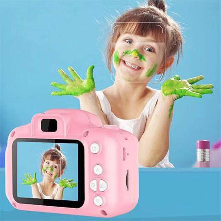 13.0 MP + Card Reader HD Children Toy Portable Digital SLR Camera(Pink) - Consumer Electronics by buy2fix | Online Shopping UK | buy2fix