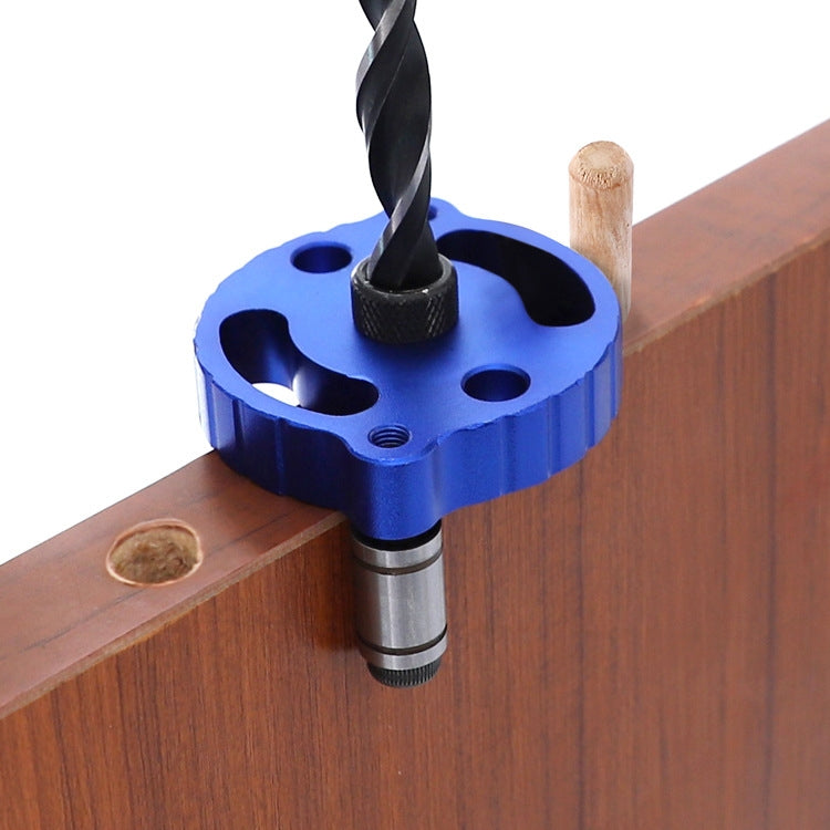 Woodworking Straight Hole Puncher Self-Centering Dowel Splicing Drilling Locator Woodworking Drilling Tool, Style: Blue - Others by buy2fix | Online Shopping UK | buy2fix