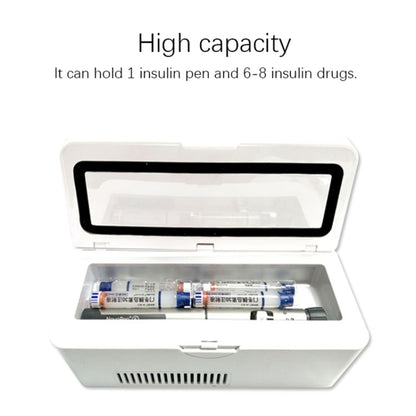 Portable Insulin Storage Cooler Bag Diabetic Insulin Cooler Box Rechargeable Fridge Mini Refrigerator Ice Box Travel Bag - Home & Garden by buy2fix | Online Shopping UK | buy2fix
