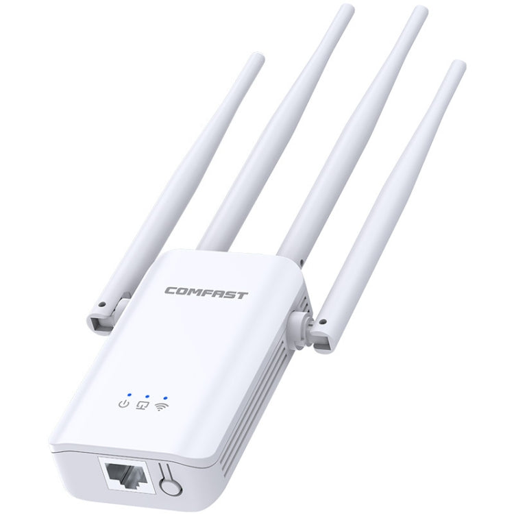 Comfast CF-WR304S 300M 4 Antenna Wireless Repeater High-Power Through-Wall WIFI Signal Amplifier, Specification:US Plug - Broadband Amplifiers by Comfast | Online Shopping UK | buy2fix