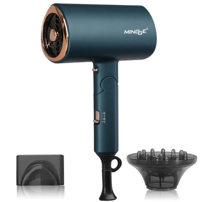 Mingge T1 T Style 1800W High-power Cold Hot Air Wind Fast Drying Folding Hair Dryer, Plug Type:US Plug( Green) - Home & Garden by buy2fix | Online Shopping UK | buy2fix