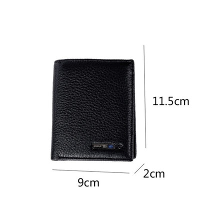 Vertical Wallet Smart Bluetooth Anti-Lost Anti-Theft Leather Bag, Style:Smart(Blue) - Antimagnetic RFID Package by buy2fix | Online Shopping UK | buy2fix