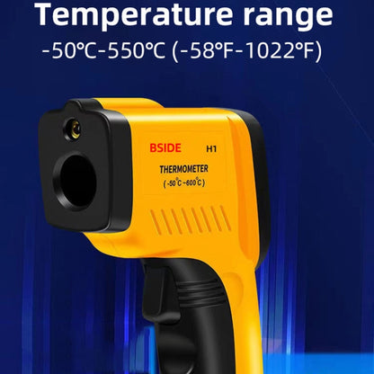 BSIDE H1 550 Degree Celsius Infrared Thermometer Handheld Non-Contact Thermometer - Thermostat & Thermometer by BSIDE | Online Shopping UK | buy2fix