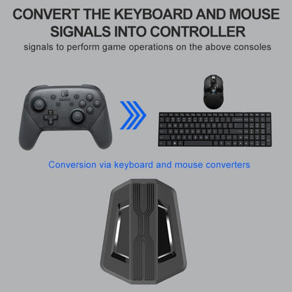 Keyboard And Mouse Converter For PS4/Switch/PS4 Pro/XBOX ONE(Black) - Adapter & Cables by buy2fix | Online Shopping UK | buy2fix