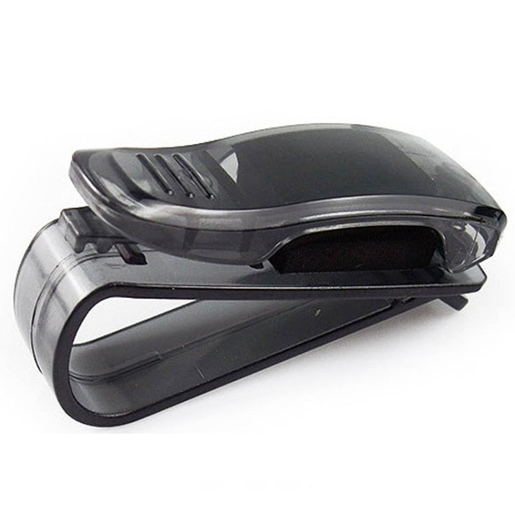 Multi-Function Glasses Case Atuo Car Accessories Sunglasses Holder Auto Fastener Ticket Clip(Black Clip) - Sunglasses & Glasses Clips by buy2fix | Online Shopping UK | buy2fix